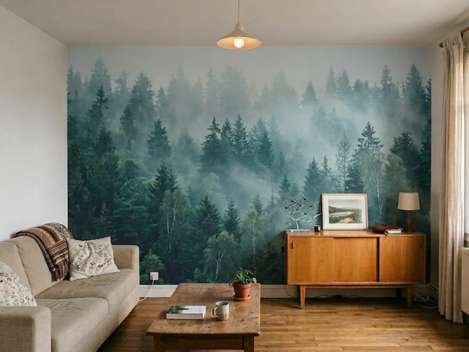 Pose de papier peint panoramique